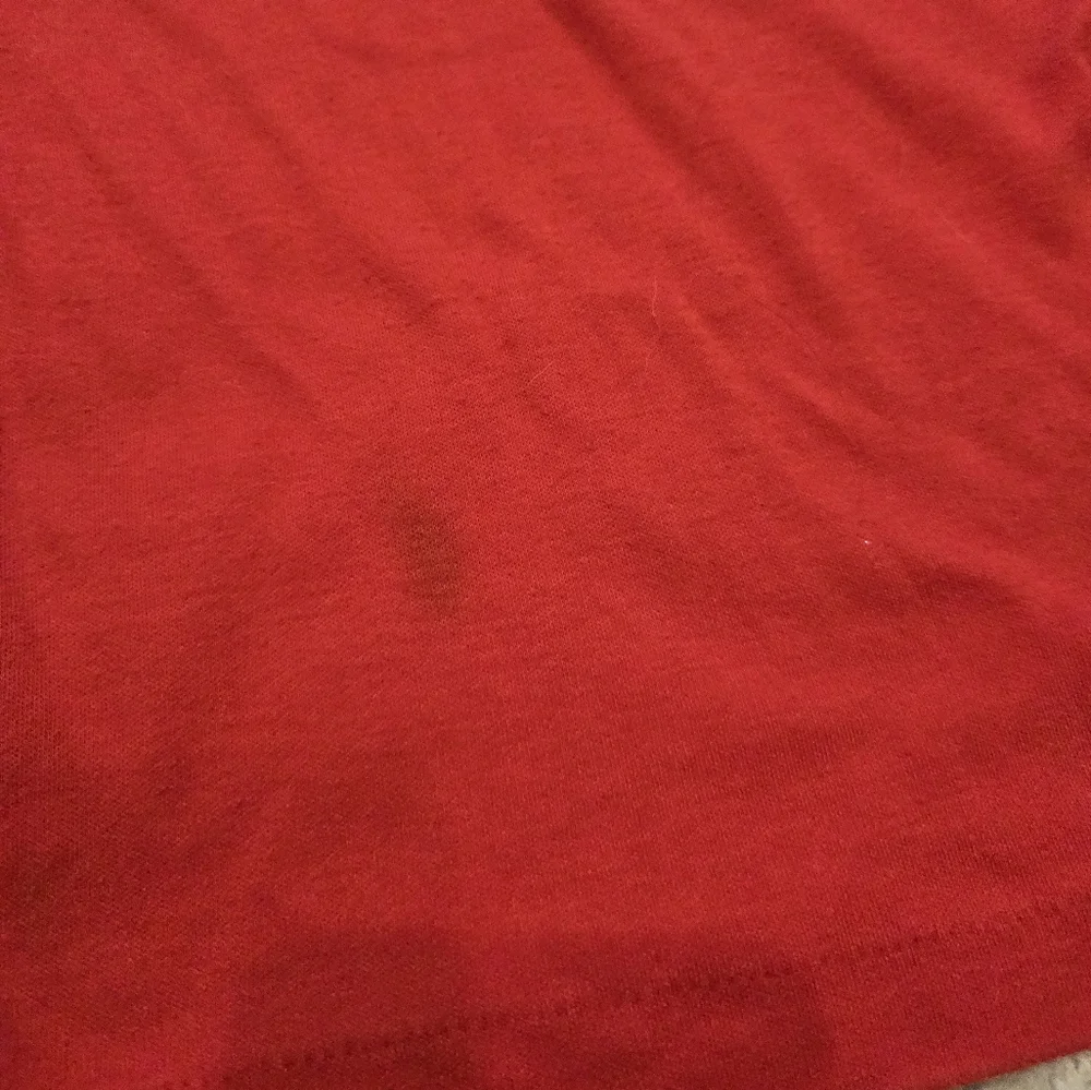 Vintage Y2k Just Friends Red Polo Shirt
